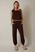 BROWN JOGGER SET
