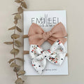 Nylon Stretchy Bow Headband Set