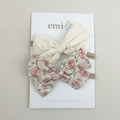 Nylon Stretchy Bow Headband Set