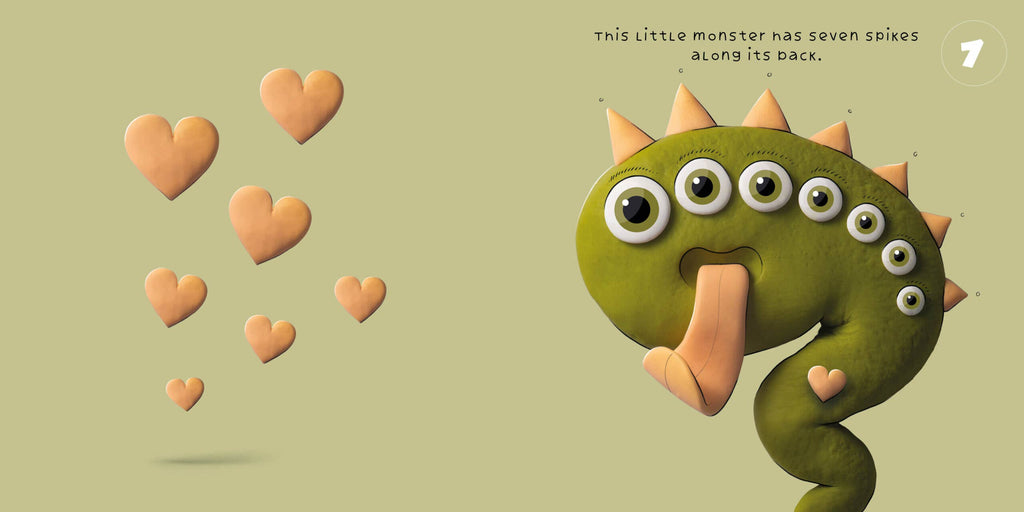1-2-3 Monsters Book