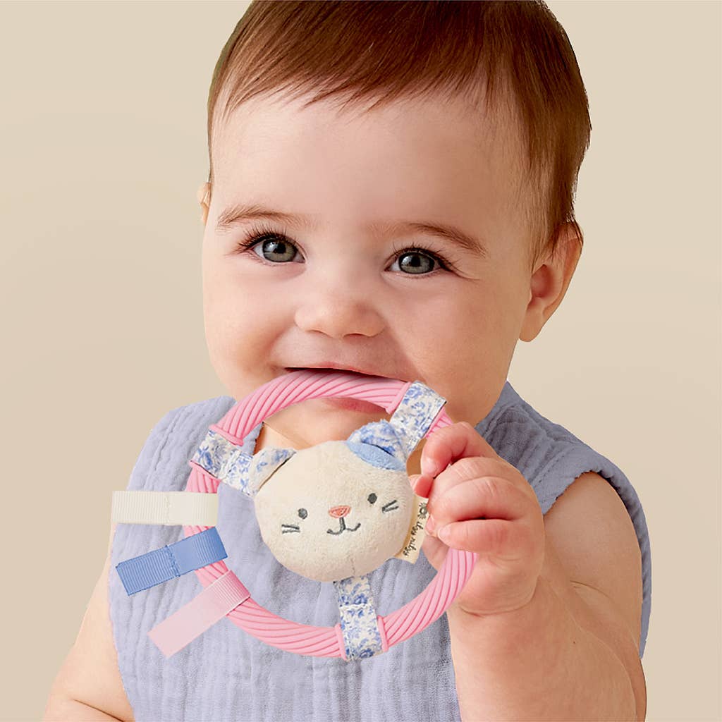 Teething Ring with Plush Character