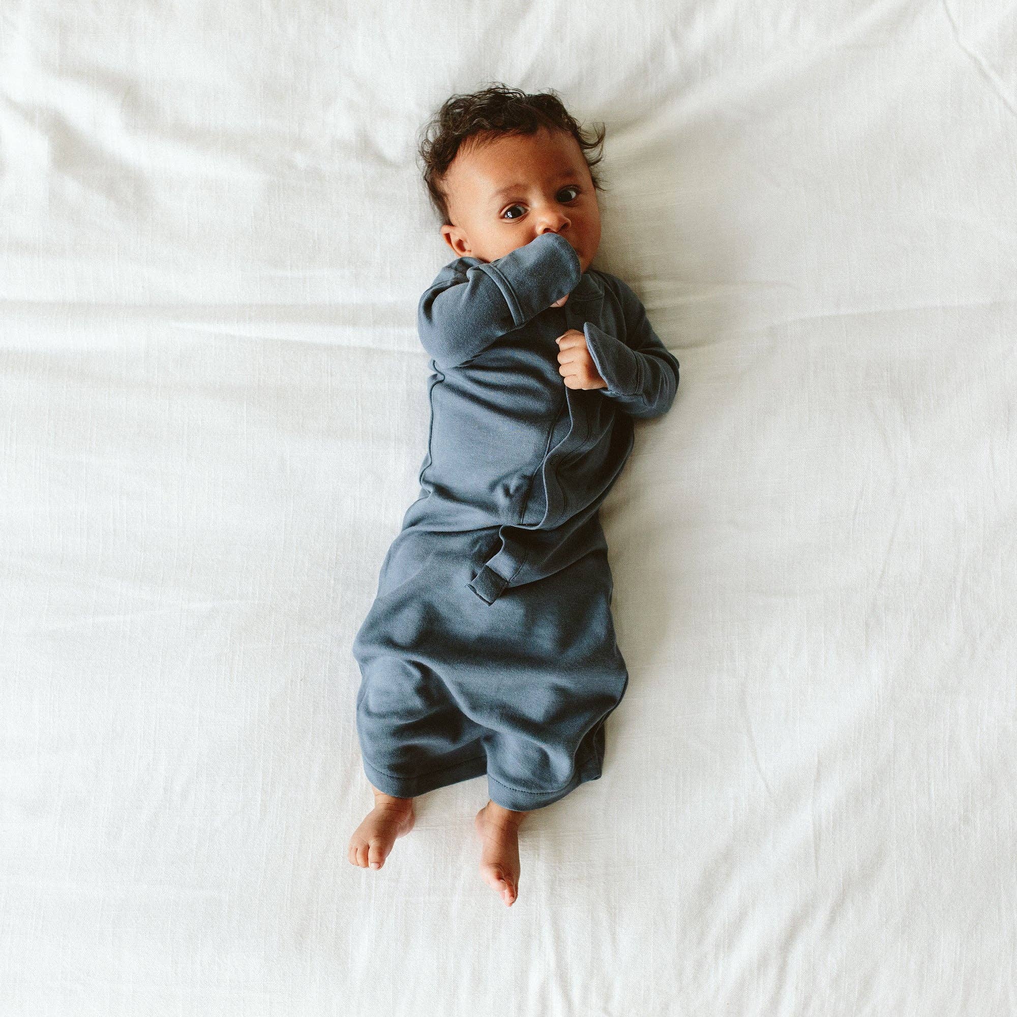 24 Hour Convertible Sleeper Baby Gown - Midnight