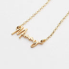 24K Gold Mommy Pendant Necklace