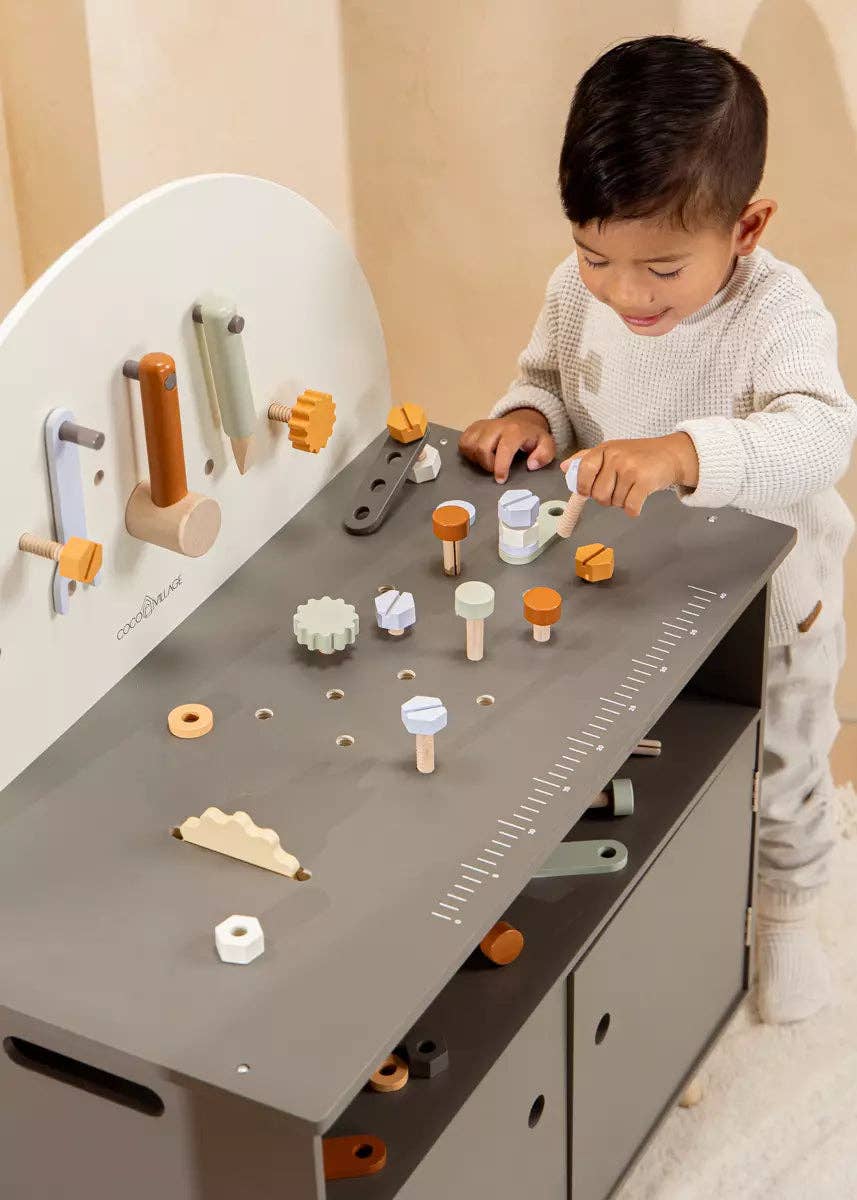 Wooden Workbench Playset