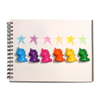 Unicorn Party Finger Crayons - Set of 6