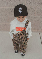 Leopard Print Overalls