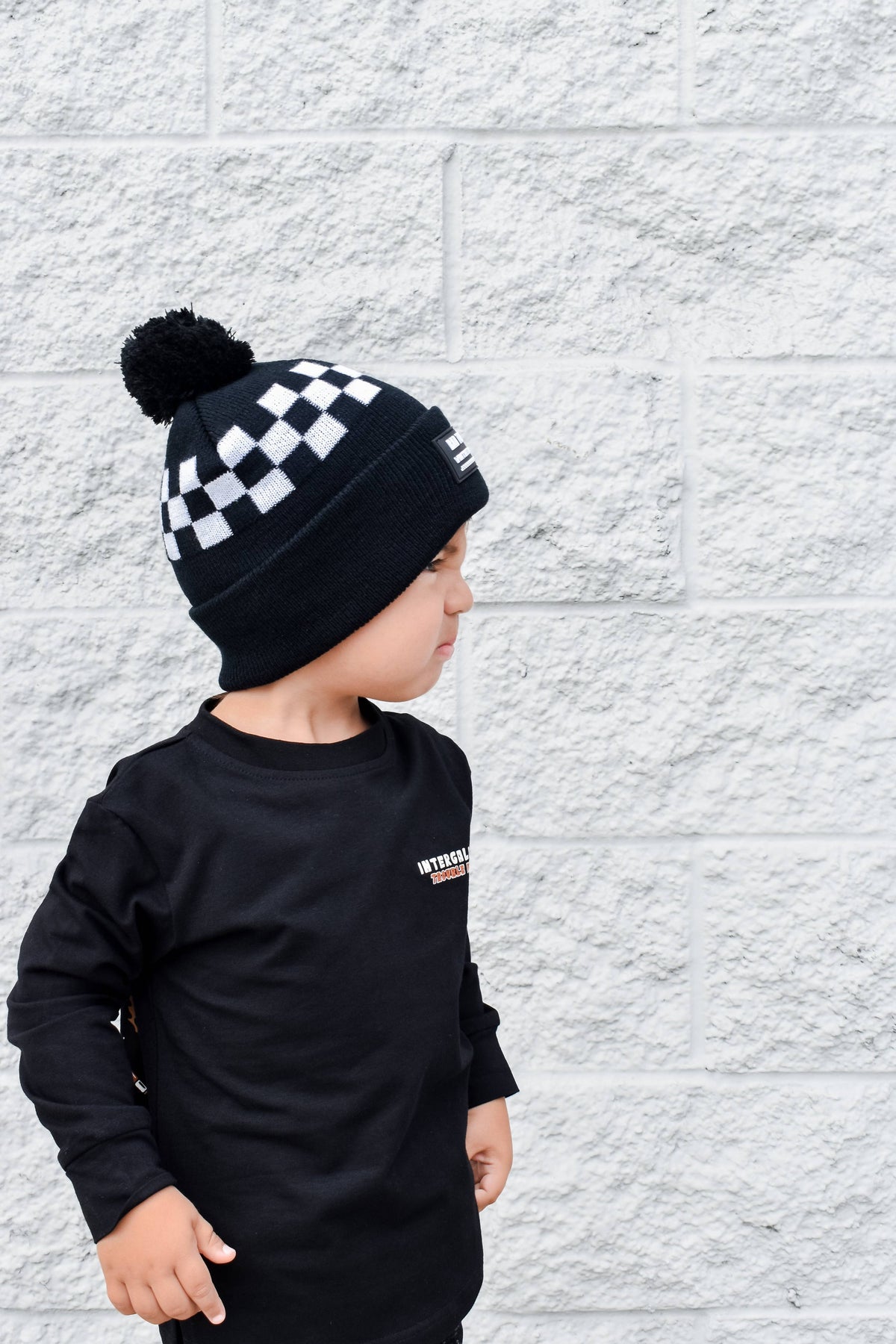 ONYX CHECKS TODDLER BEANIE
