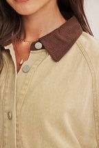 HERITAGE FIELD MINERAL-WASHED COTTON TWILL JACKET
