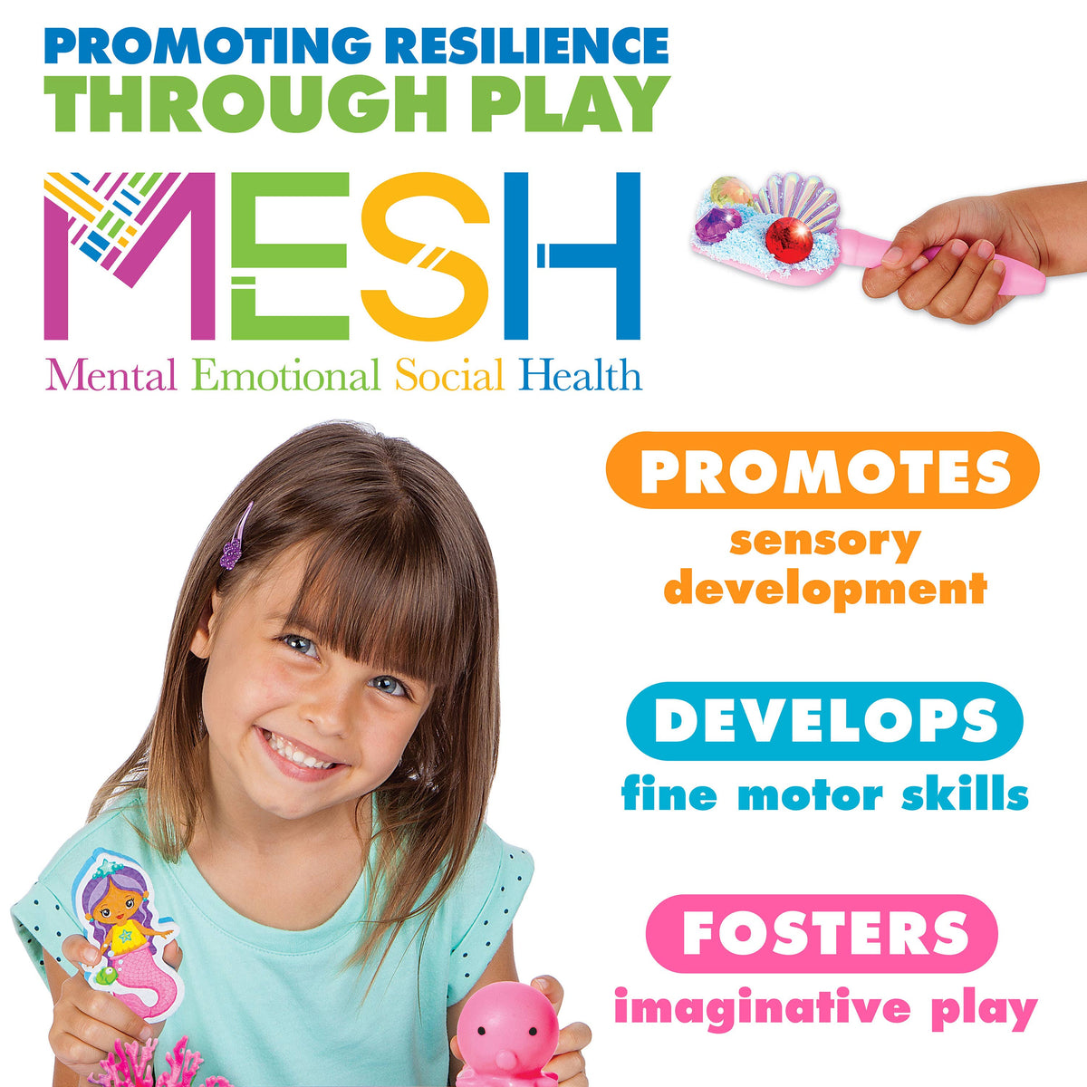 Sensory Bin Mermaid Activity Bin for Kids