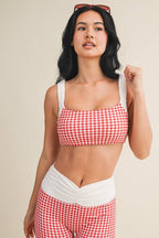 Gingham Print WorkOut Set