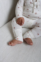 Vintage Rose Bamboo Wrap Footie