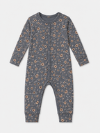 Cottage Floral (Ribbed) Zip Pajamas