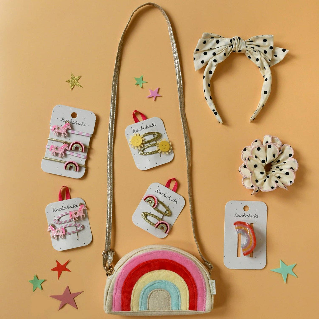 Polka Dot Double Bow Headband