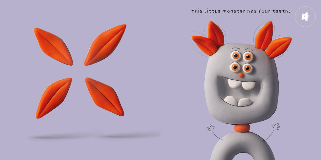 1-2-3 Monsters Book