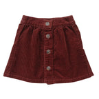 Burgundy Corduroy Skirt