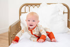 Farm Folk Floral Ribbed Cotton Baby Zippy