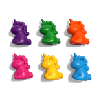 Unicorn Party Finger Crayons - Set of 6