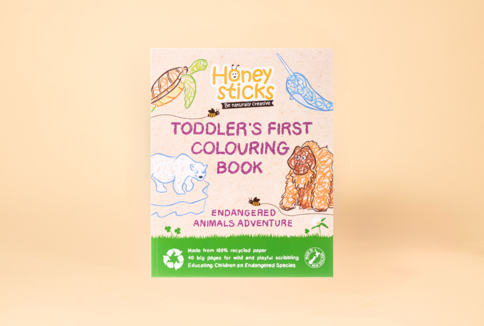 Toddlers First Coloring Book