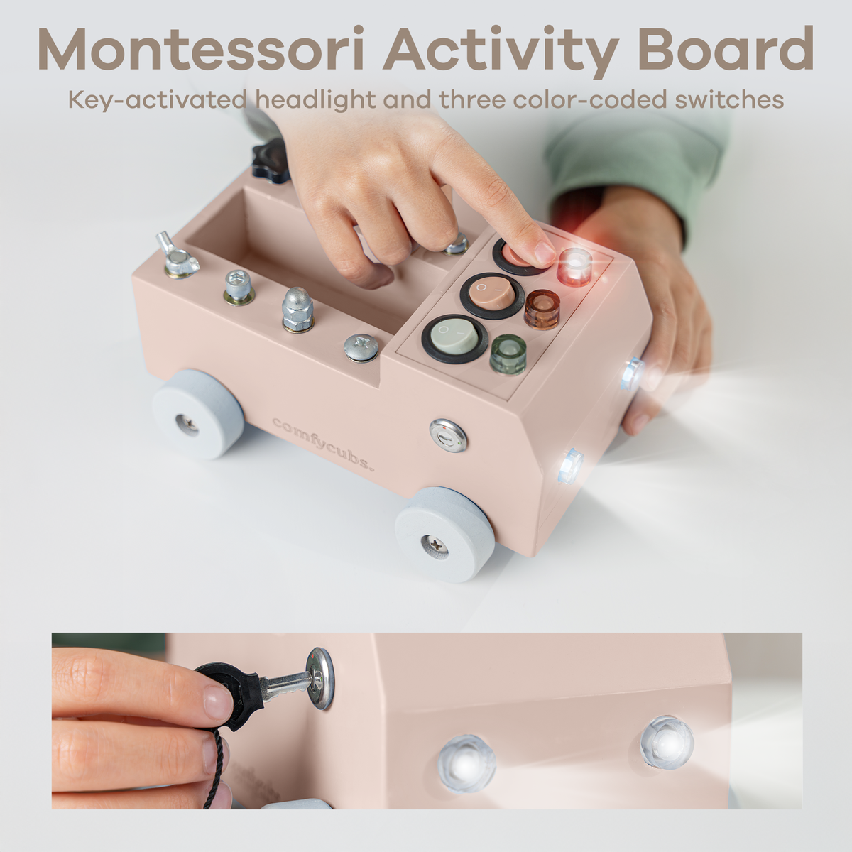 Busy Board Truck Toy (multiple colors)
