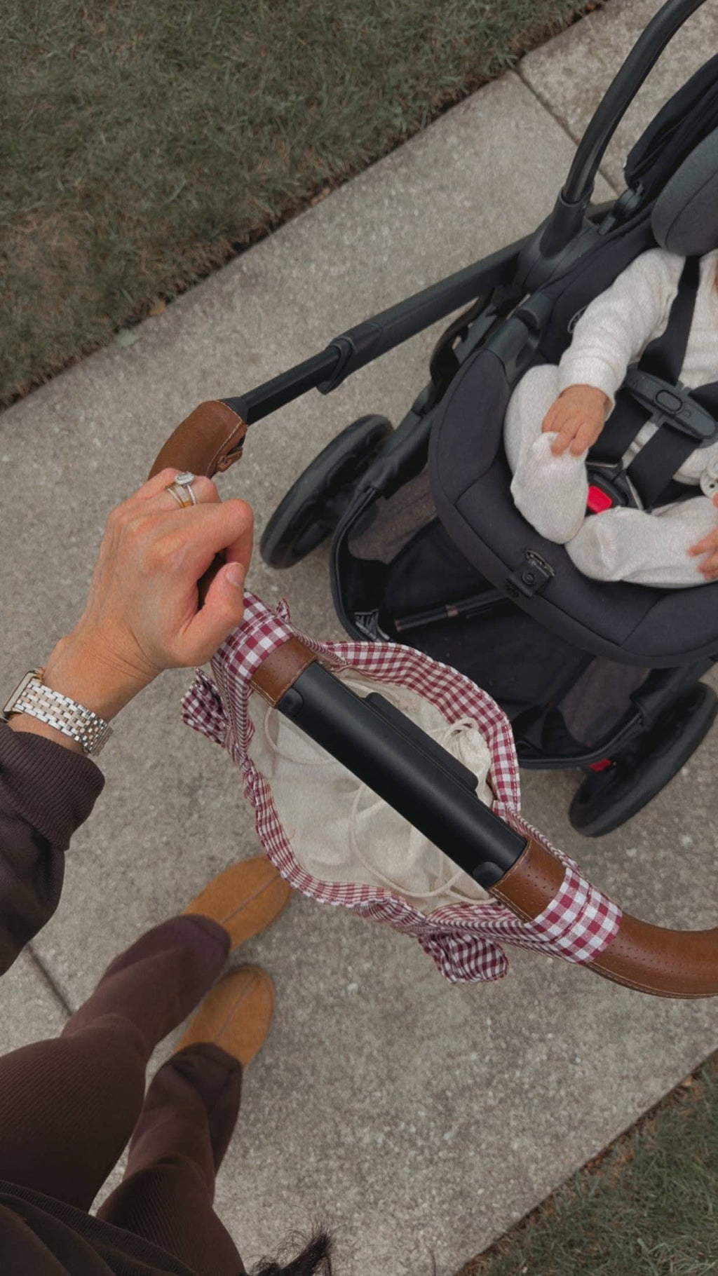 The Gingham Stroller Bag