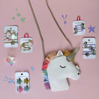 Rainbow Unicorn Clips