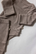 Ribbed Bodysuit Set