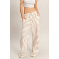Striped Loop Terry Wide-Leg SET