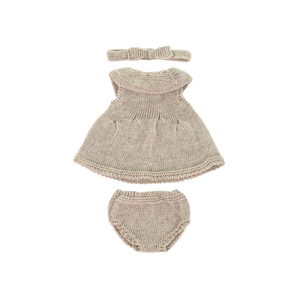 Knitted Baby Doll Outfit