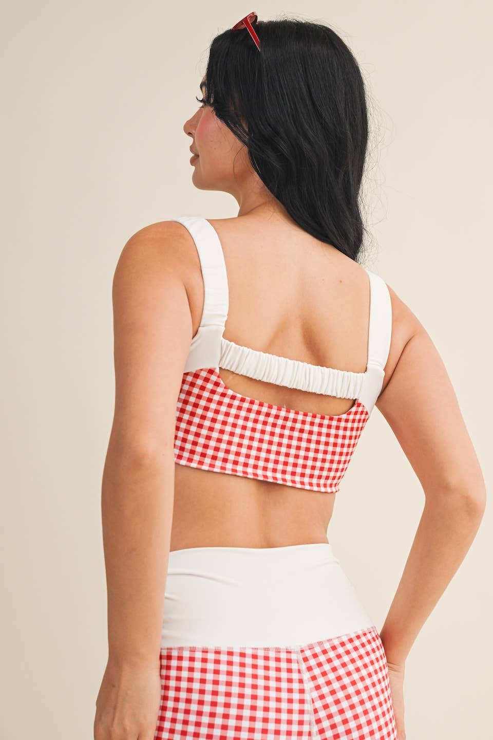 Gingham Print WorkOut Set