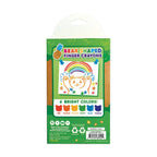 Cuddly Cubs: Bear Finger Crayons (Set of 6)