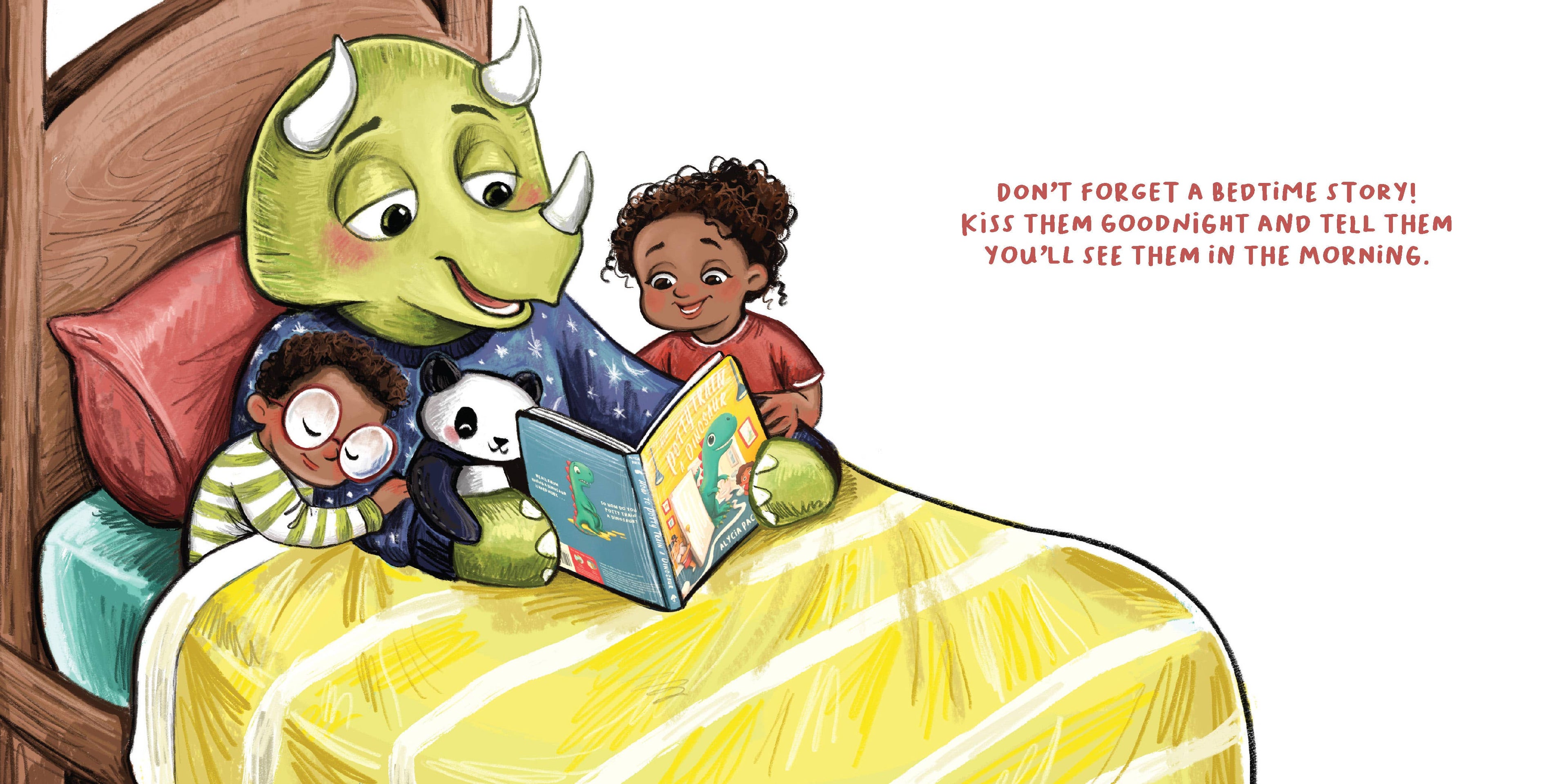 How to Put a Dinosaur to Bed