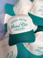 Tired Mom Social Club Home by 9pm Trucker Hat