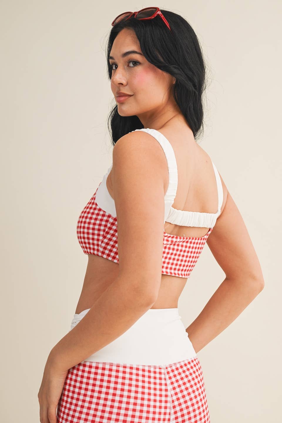 Gingham Print WorkOut Set