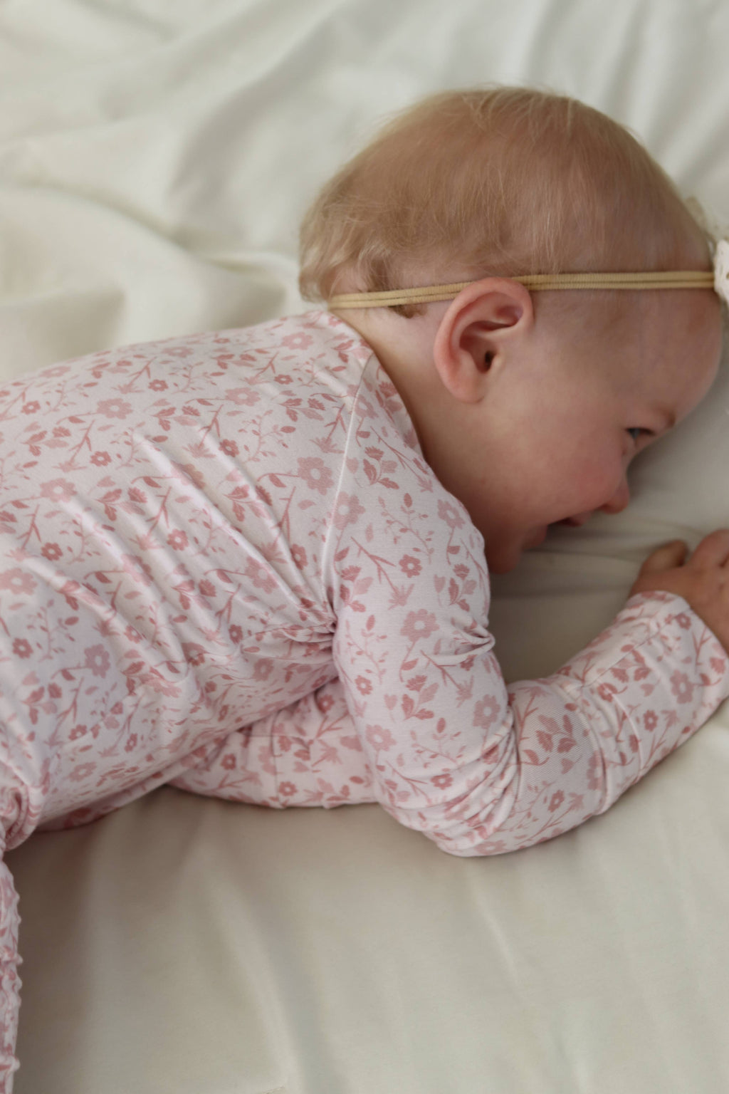 Pink Petal Zip Pajamas