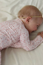 Pink Petal Zip Pajamas