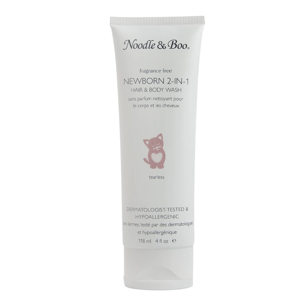 Baby Bath & Massage Set, Fragrance Free, Hearts & Daisies