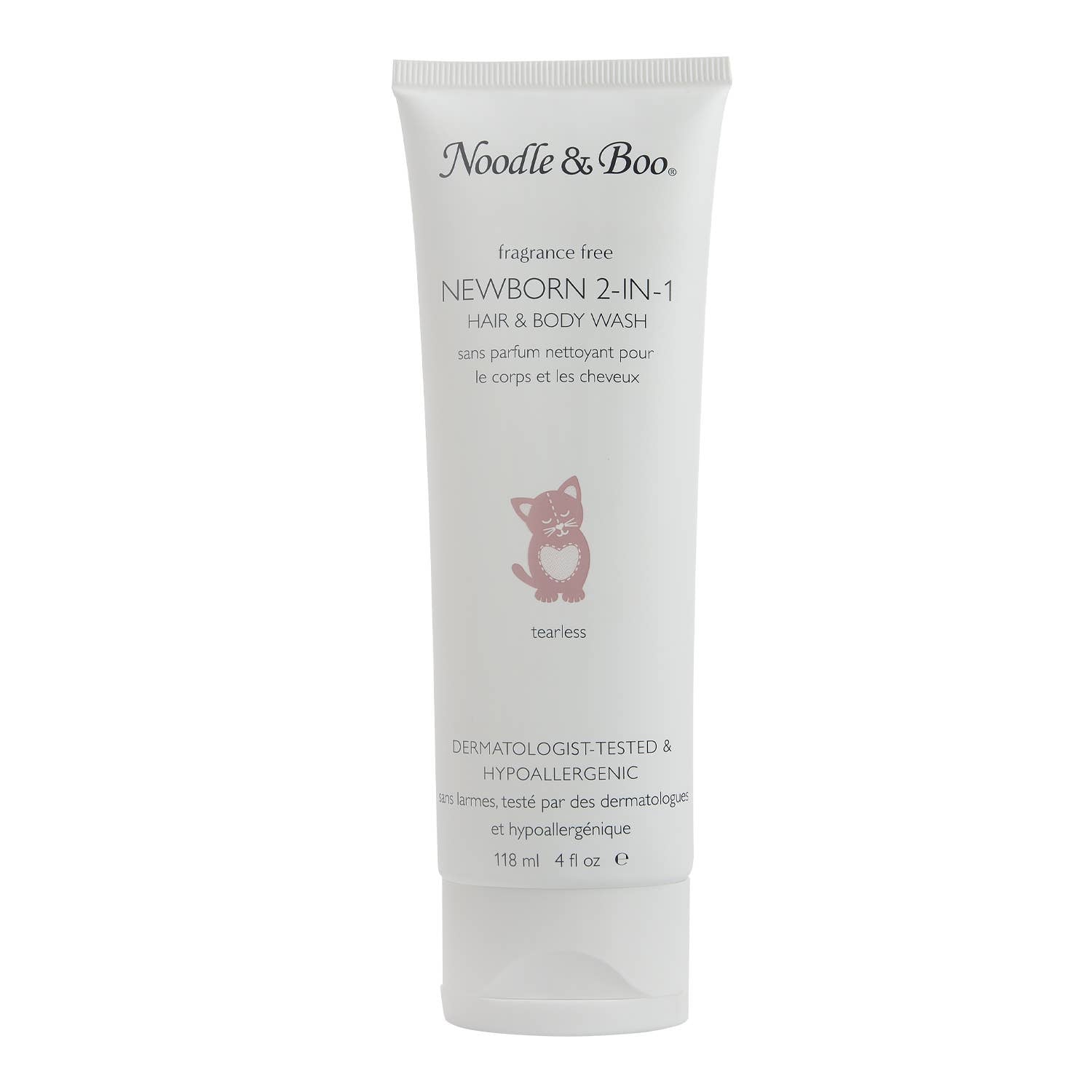 Baby Bath & Massage Set, Fragrance Free, Hearts & Daisies