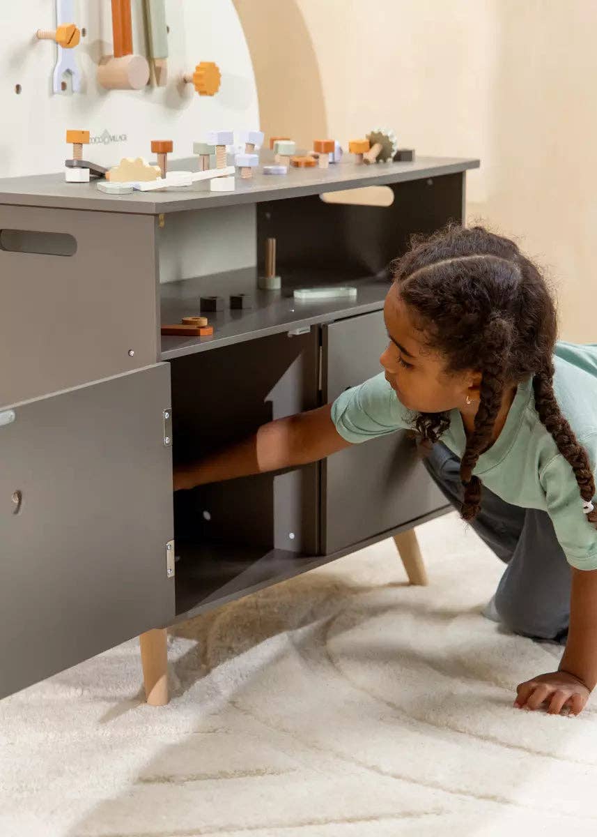 Wooden Workbench Playset