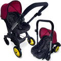 Baby Doll Car Seat Stroller Combo – Convertible 2 in 1 Doll