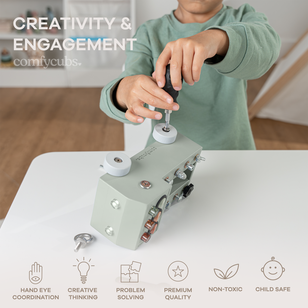Busy Board Truck Toy (multiple colors)