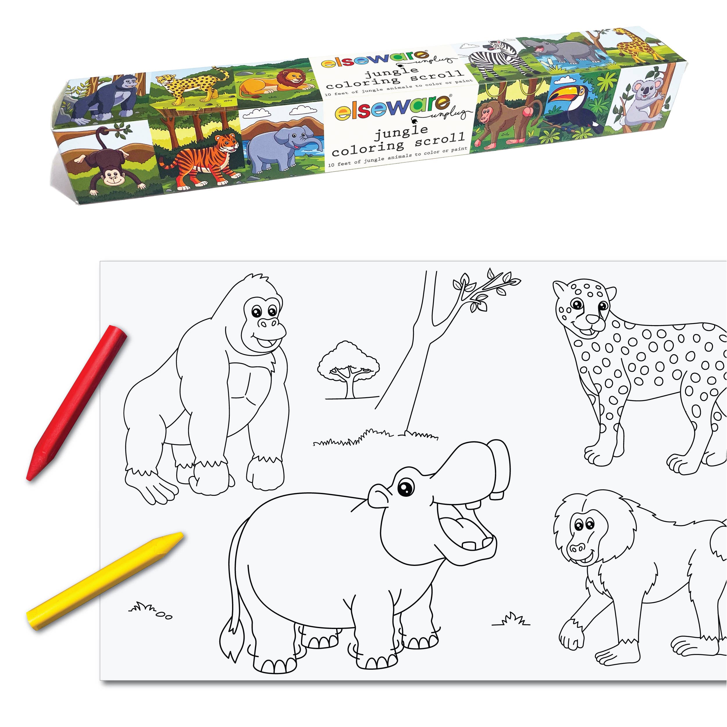 Coloring Scrolls - Multiple themes