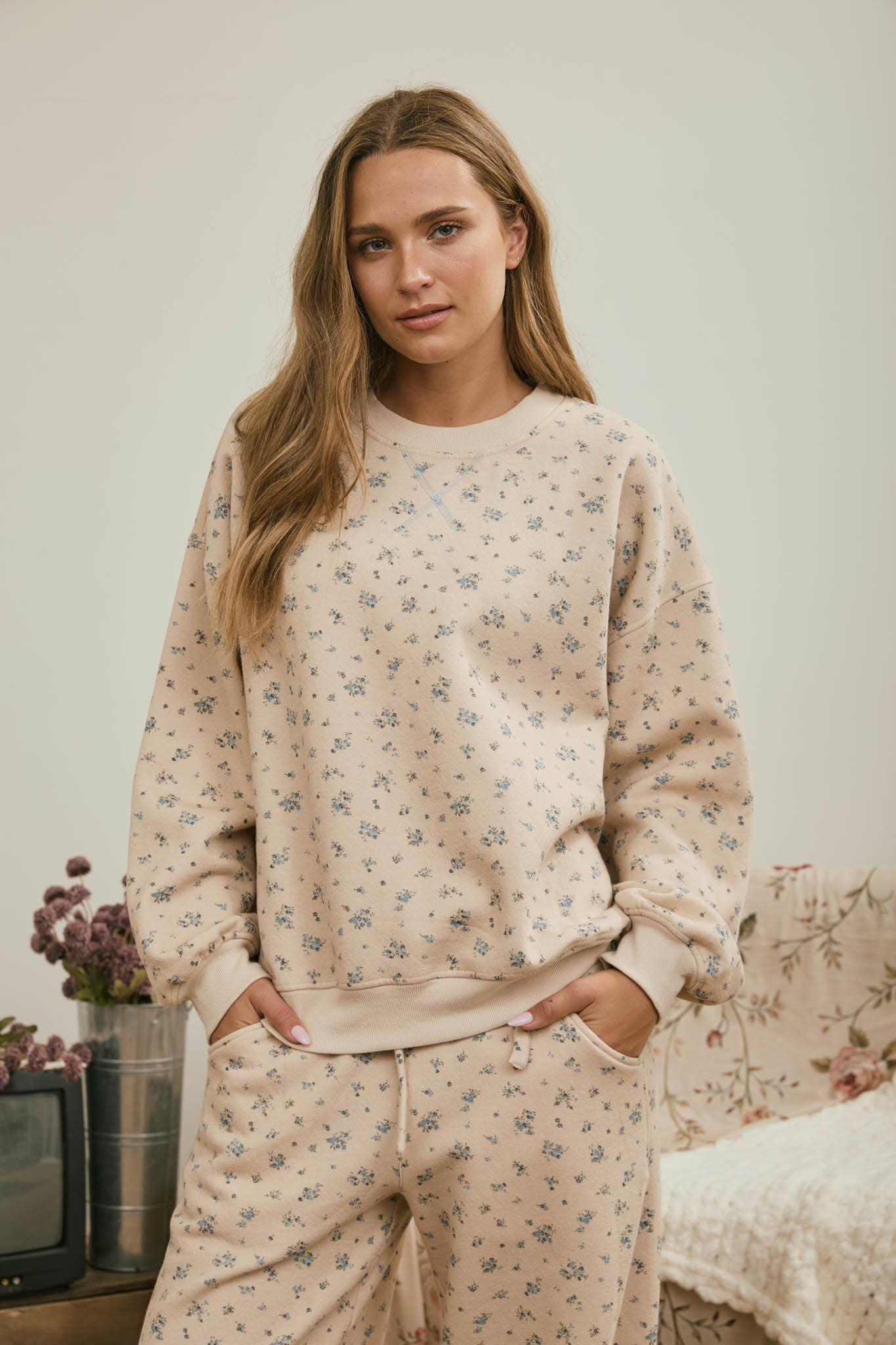 DITSY FLORAL SWEAT SET
