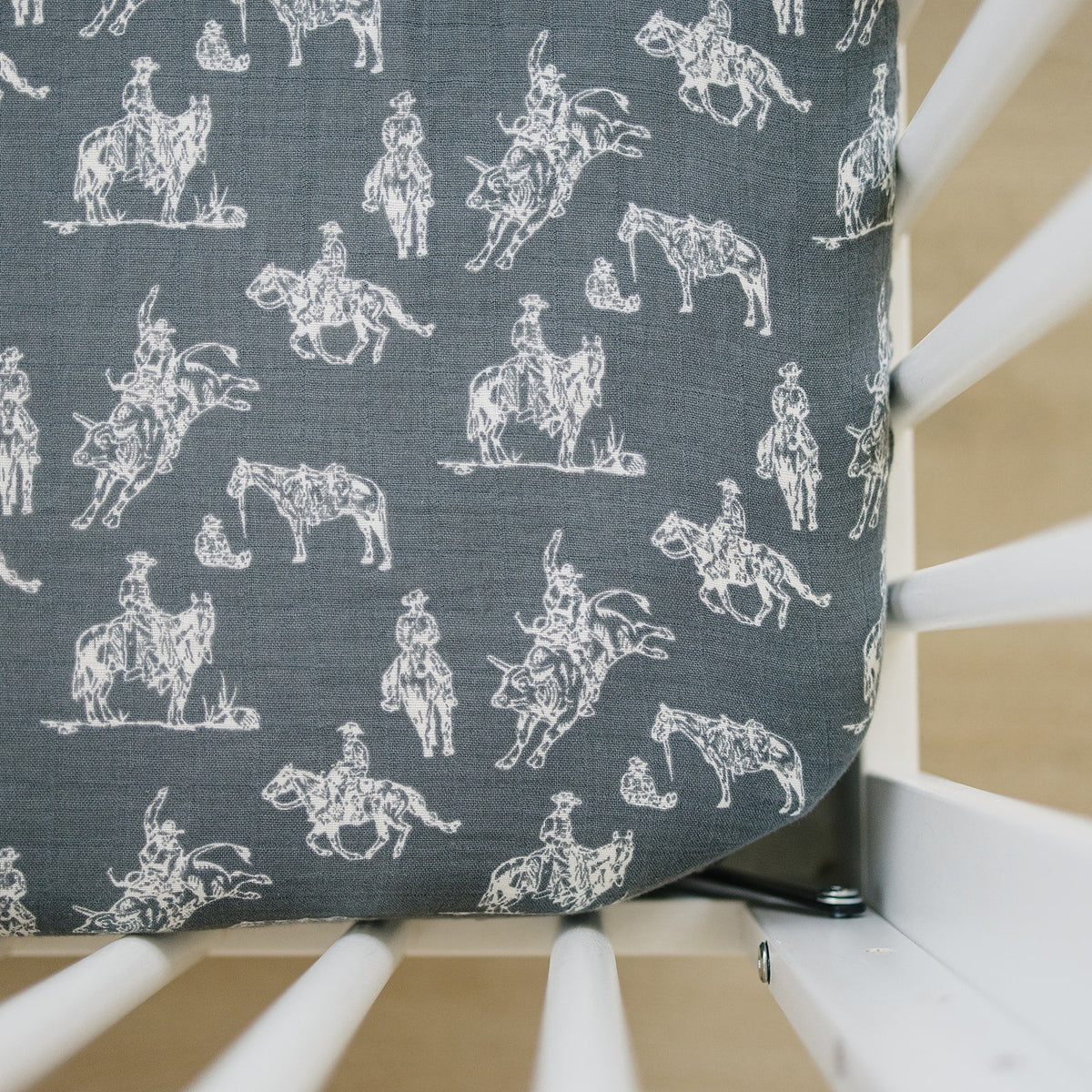 Muslin Crib Sheet (multiple prints)