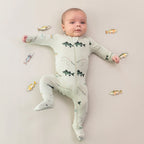 Zippered Footie in Fishing (Kyte baby )