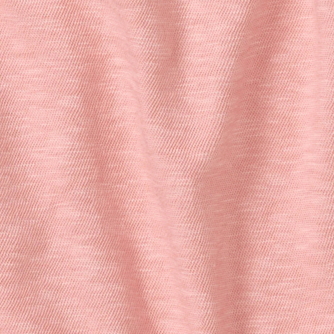 CHUNKY SLUB PINK ROMPER