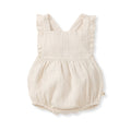 CRINKLE MUSLIN BUBBLE ROMPER
