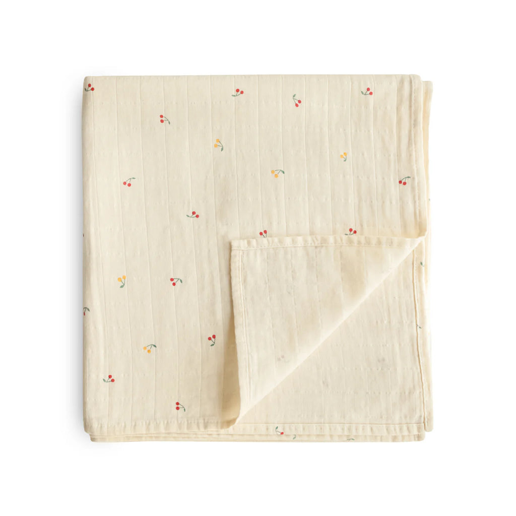 Organic Cotton Muslin Swaddle Blanket