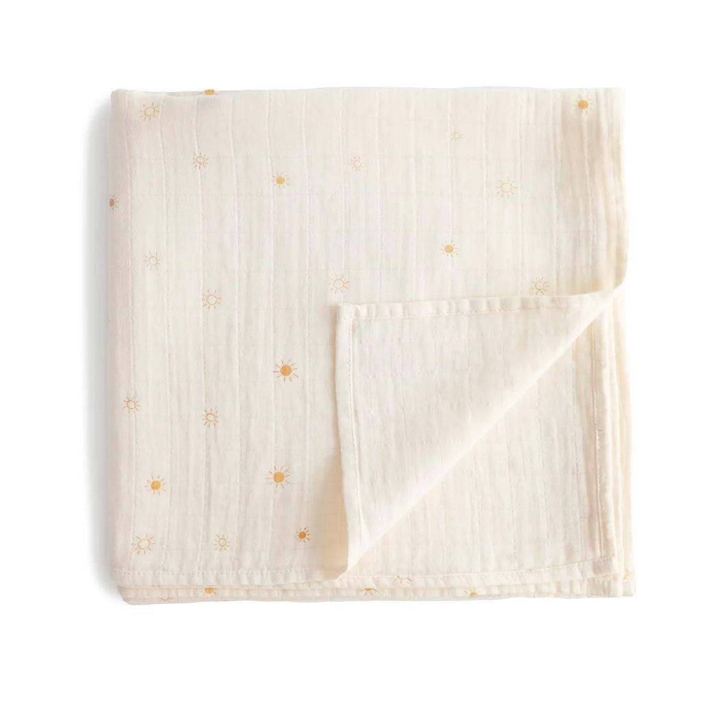 Organic Cotton Muslin Swaddle Blanket