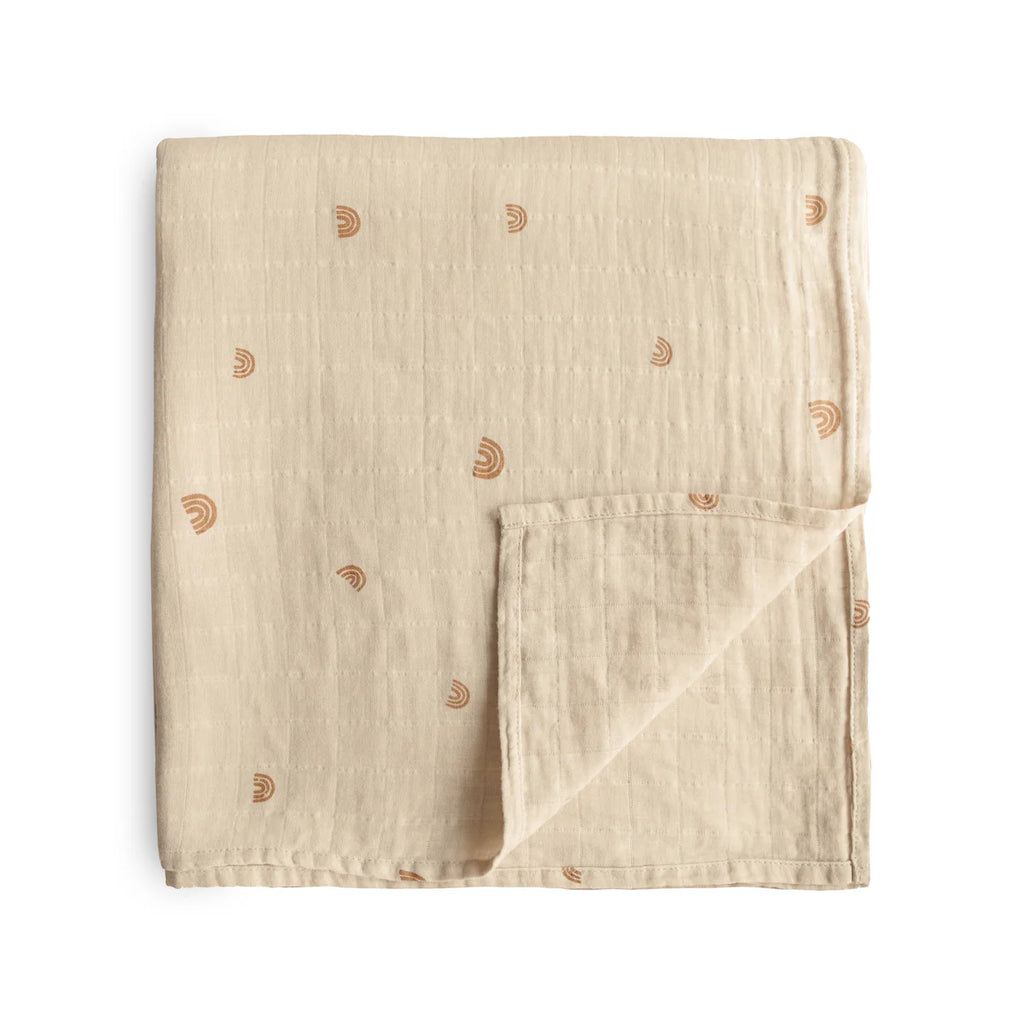 Organic Cotton Muslin Swaddle Blanket