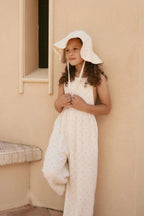 Organic Cotton Muslin Lana Jumpsuit - Vintage Ditsy